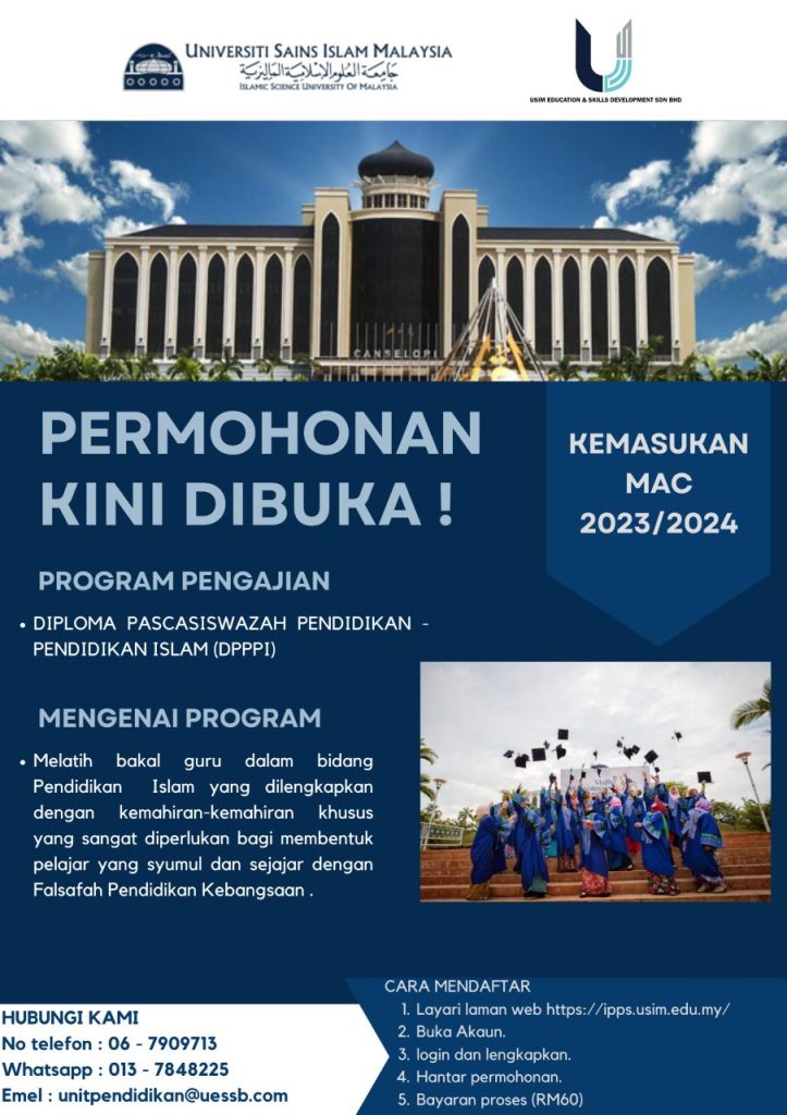 Permohonan Diploma Pascasiswazah Pendidikan Islam